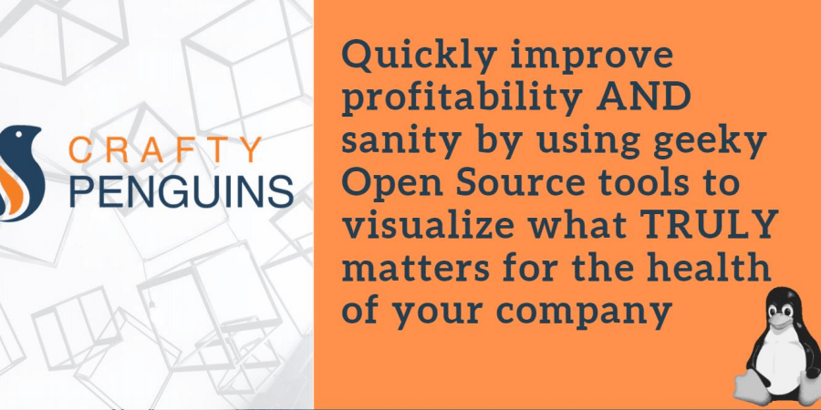 Using geeky Open Source tools to visualize what TRULY matters for the health of your company
